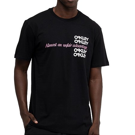 Camiseta Oakley B1B Advantage SS WT26 Masculina Jet Black