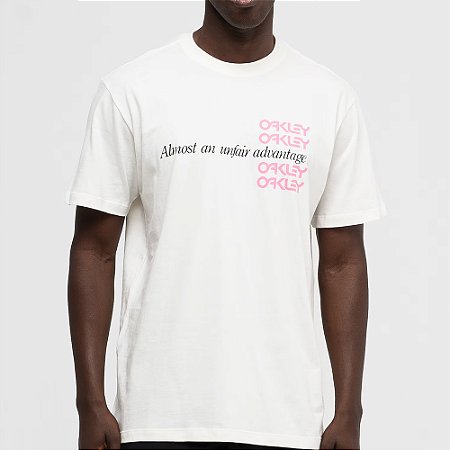 Camiseta Oakley B1B Advantage SS WT26 Masculina Off White