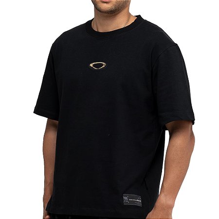 Camiseta Oakley O-Fossil Stone SS WT26 Masculina Blackout
