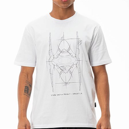 Camiseta Oakley O-Store Sketch SS WT26 Masculina White