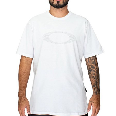 Camiseta Oakley Ellipse Motherboard WT26 Masculina White