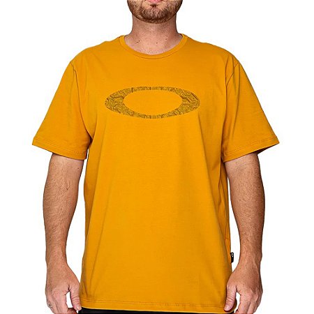 Camiseta Oakley Ellipse Motherboard WT26 Masculina Auburn