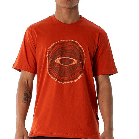 Camiseta Oakley Woody Ellipse SS WT26 Masculina Flame Red