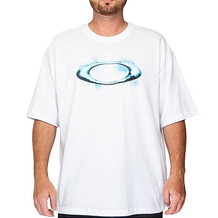 Camiseta Oakley Icy Ellipse SS WT26 Masculina White