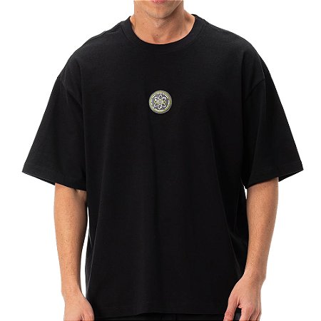 Camiseta Oakley Mad Lab Rubber Logo WT26 Masculina Blackout