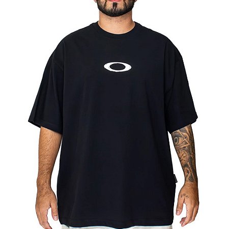 Camiseta Oakley Ellipse Fluid SS WT26 Masculina Blackout