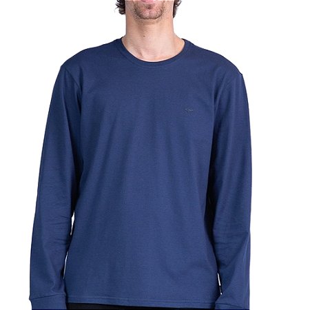 Camiseta Rip Curl Manga Longa Classic Surf WT26 Light Navy