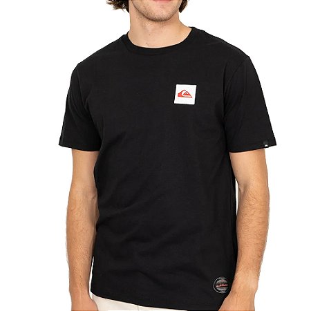 Camiseta Quiksilver Emb Square WT26 Masculina Preto