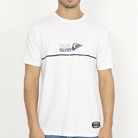 Camiseta Quiksilver Emb Omni Surf WT26 Masculina Branco