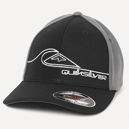 Boné Quiksilver Aba Curva New Lines WT26 Preto