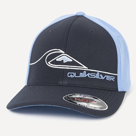 Boné Quiksilver Aba Curva New Lines WT26 Marinho