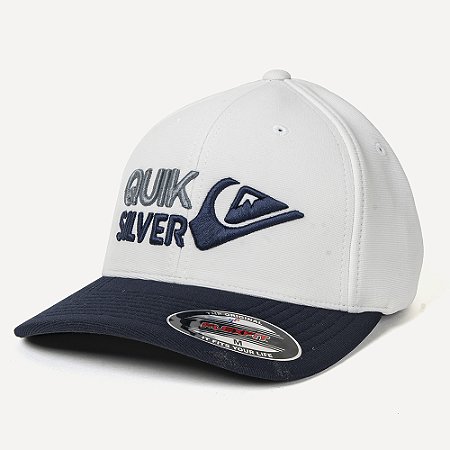 Boné Quiksilver Aba Curva Emb Omni Surf WT26 Branco