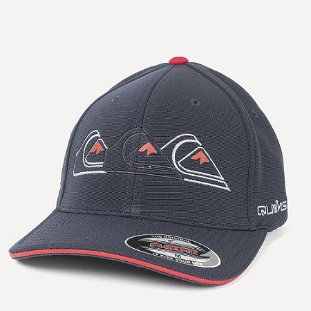 Boné Quiksilver Aba Curva Emb Three Logo WT26 Marinho