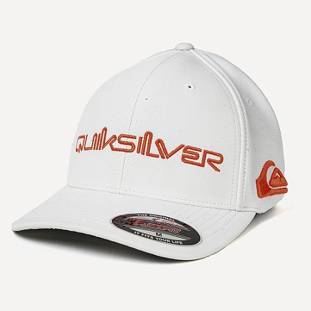 Boné Quiksilver Aba Curva Emb Type Momentum WT26 Branco