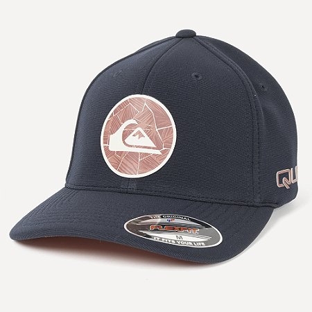 Boné Quiksilver Aba Curva Gradient Logo Natgeo WT26 Marinho