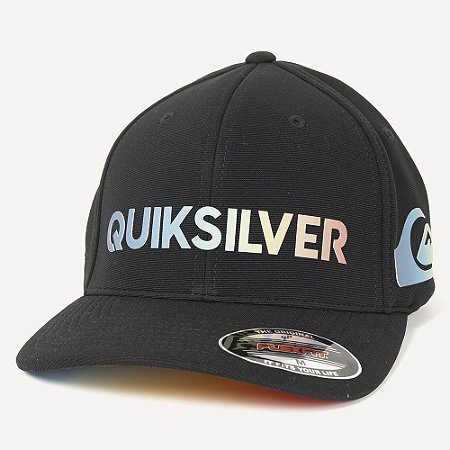 Boné Quiksilver Aba Curva Gradient Type Antique WT26 Preto