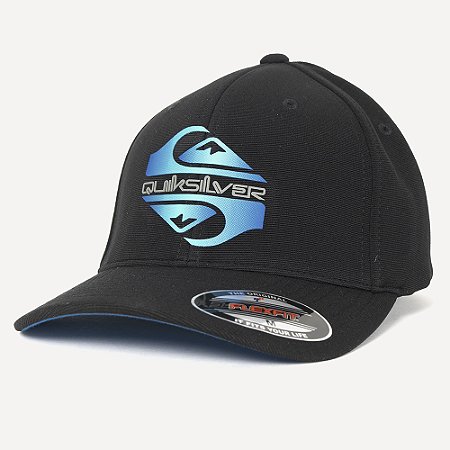 Boné Quiksilver Aba Curva Soft Hologram WT26 Preto
