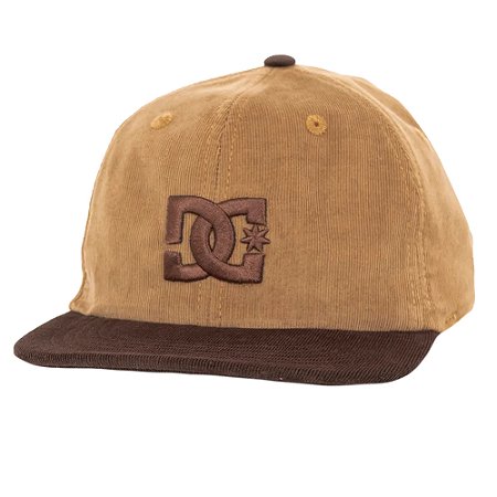 Boné DC Shoes Aba Reta Corduroy Star WT26 Caqui