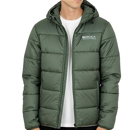 Jaqueta RVCA Puffer WT26 Masculina Verde Militar