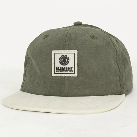 Boné Element Aba Reta Classic Six WT26 Verde Militar