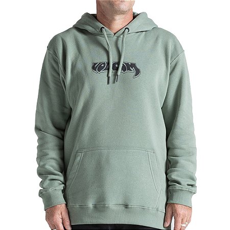 Moletom Volcom Canguru Gothstone WT26 Masculina Verde Claro