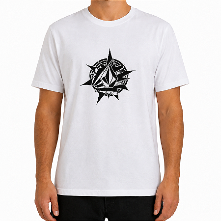 Camiseta Volcom Yoink WT26 Masculina Branco
