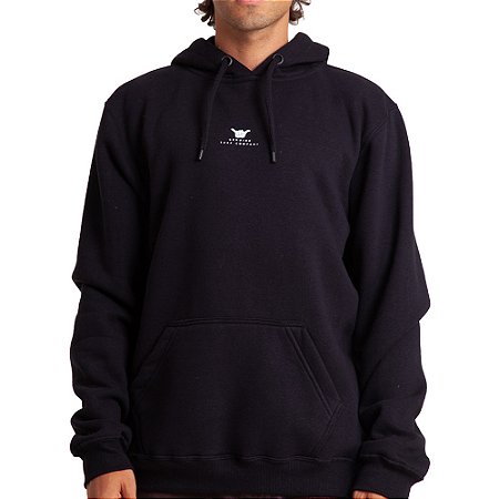 Moletom Hang Loose Canguru Clean WT26 Masculino Preto