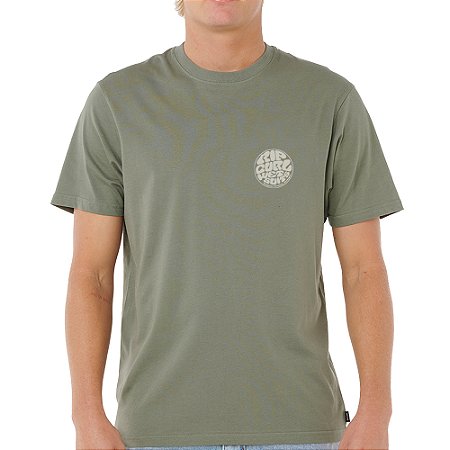 Camiseta Rip Curl Wettie Passage Icon WT26 Deep Cactus