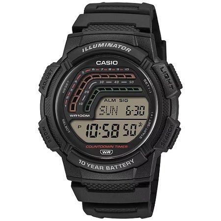 Relógio Casio WS-1800-1AVDF-SC Preto