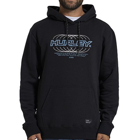 Moletom Hurley Hurley Nine Nine WT26 Masculino Preto