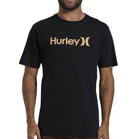 Camiseta Hurley One&Only Over WT26 Masculina Preto