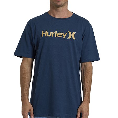 Camiseta Hurley One&Only Over WT26 Masculina Marinho