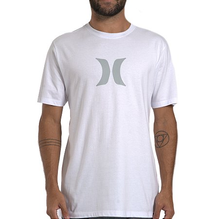 Camiseta Hurley Icon Over WT26 Masculina Branco