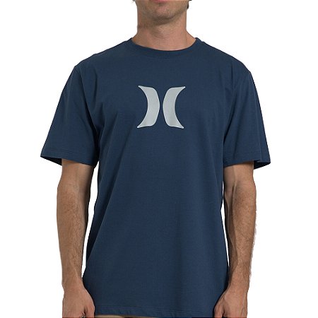 Camiseta Hurley Icon Over WT26 Masculina Marinho