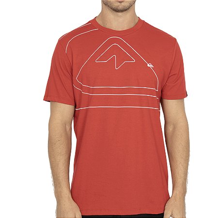 Camiseta Quiksilver Big New Tour WT26 Masculina Vermelho