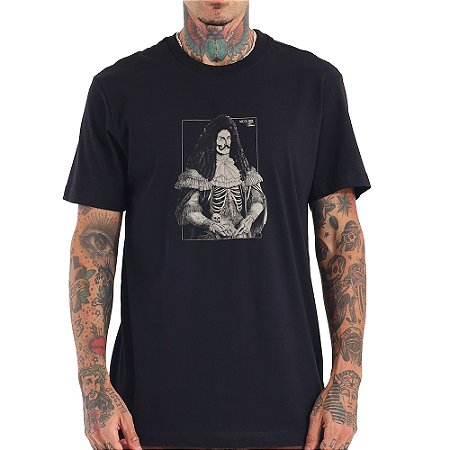 Camiseta MCD Luis XIV De França WT26 Masculina Preto