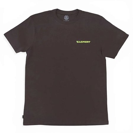 Camiseta Element Fortune WT26 Masculina Marrom Escuro