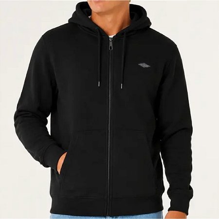 Moletom Rip Curl Aberto Classic Surf WT26 Masculino Black