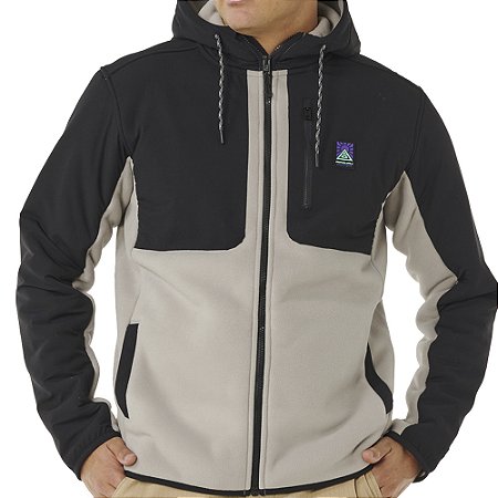 Moletom Rip Curl Aberto Anti Series Search Zip WT26 Stone