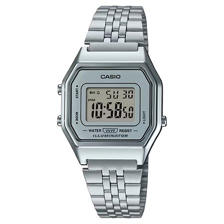 Relógio Casio Vintage LA680WA-7DF Prata