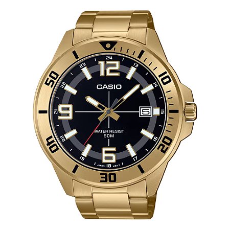 Relógio Casio Collect MTC-100G-1BVDF Dourado