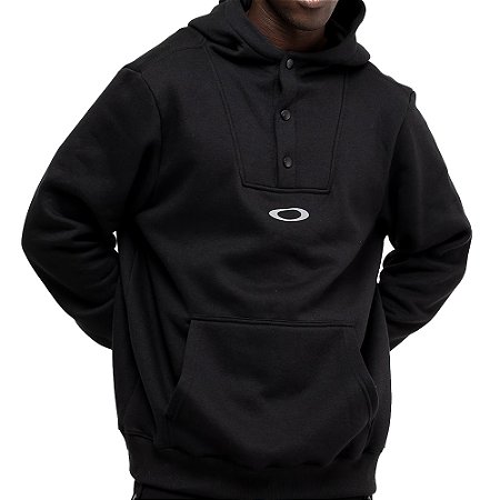 Moletom Oakley Canguru Urban Ellipse WT26 Masculino Blackout