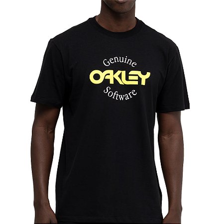 Camiseta Oakley B1B Software Logo SS WT26 Masculina Blackout