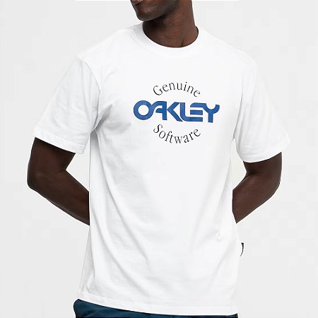 Camiseta Oakley B1B Software Logo SS WT26 Masculina White
