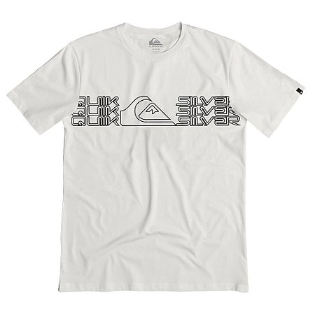Camiseta Quiksilver Big Block PS WT26 Masculina Snow White