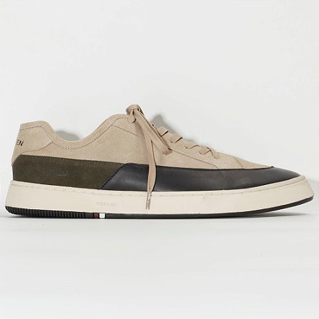 Tênis Osklen Soho Pieces Masculino Caqui/Preto/Forest