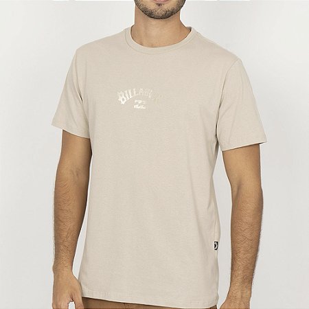 Camiseta Billabong Mid Arch II WT26 Masculina Areia