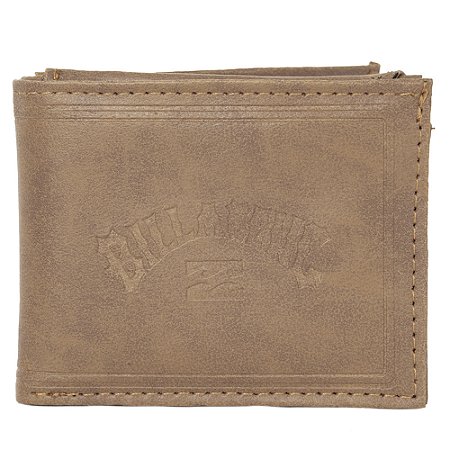Carteira Billabong Arch Debossed WT26 Marrom Claro