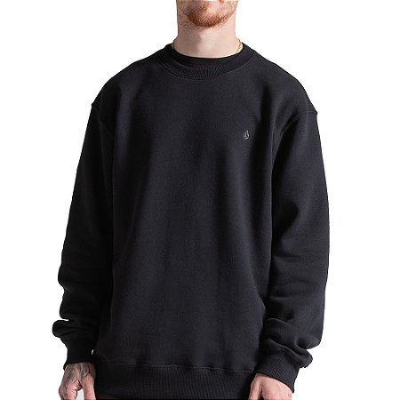Moletom Volcom Careca Single Stone WT26 Masculino Preto