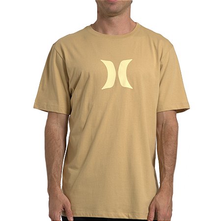 Camiseta Hurley Icon WT26 Masculina Bege